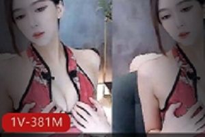 虎牙社保姬石瑶高端定制旗袍热裤舞1V381M，土豪专属诱惑表演